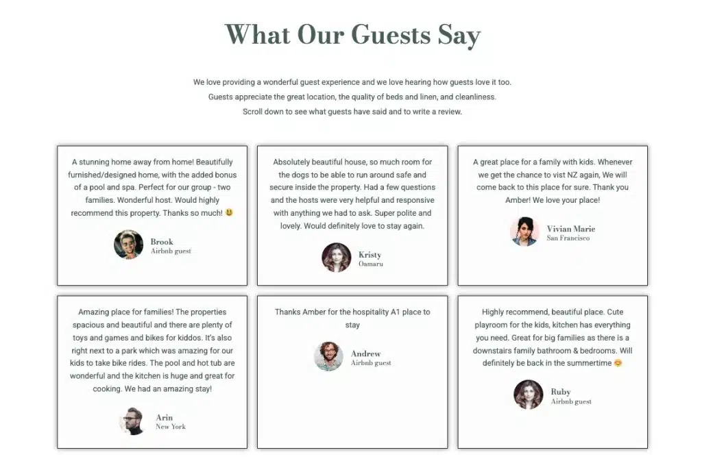 Reviews on rntl.nz website