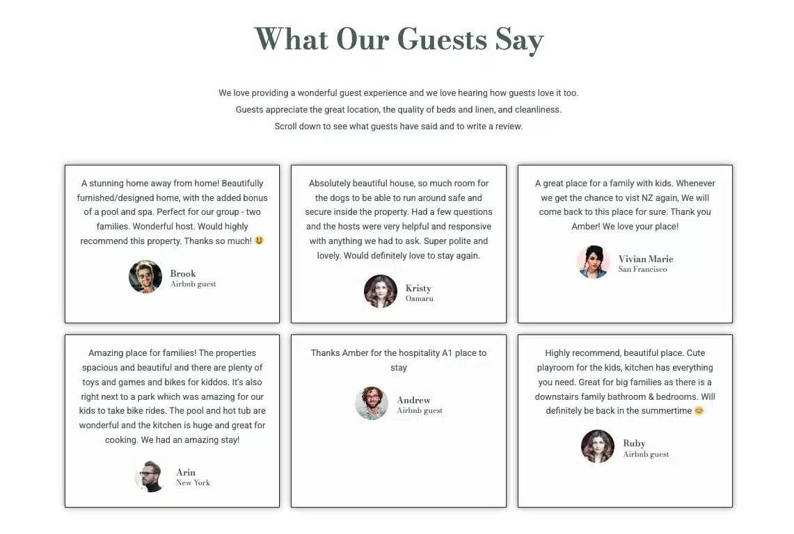 Reviews on rntl.nz website